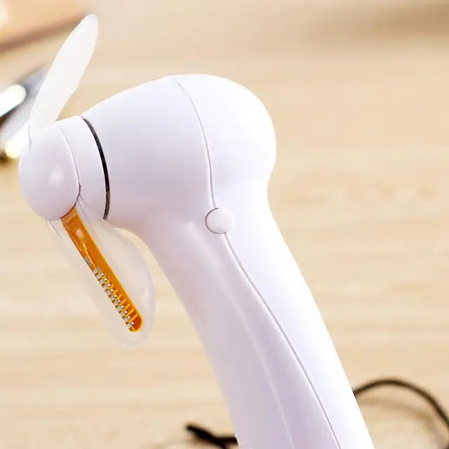 LED Mini Colorful Light Fan Portable Handheld Cooling Fan Battery Power With Strap Student Ideal Gift LED Flashing Fan Drop Ship