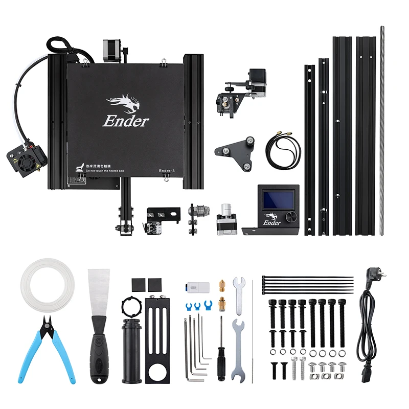 Ender 3 3D Pinter DIY KIT стекло/Съемная кровать большой выбор размер печати сохранение
