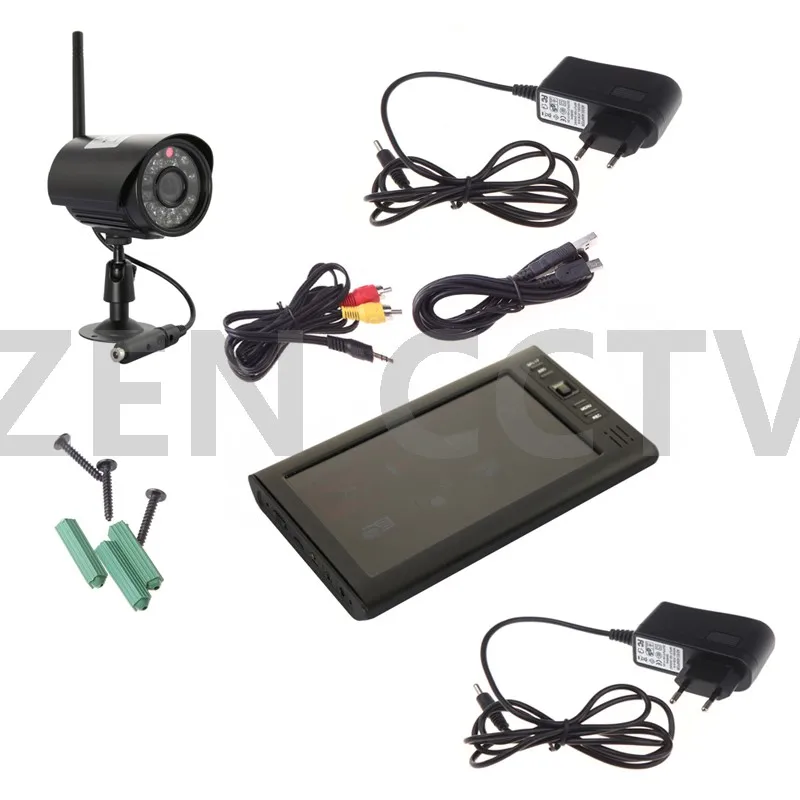 7 дюймов TFT lcd беспроводной цифровой детский монитор 2,4 ГГц ИК камера видеонаблюдения ночное видение SD карта Запись Домашняя безопасность