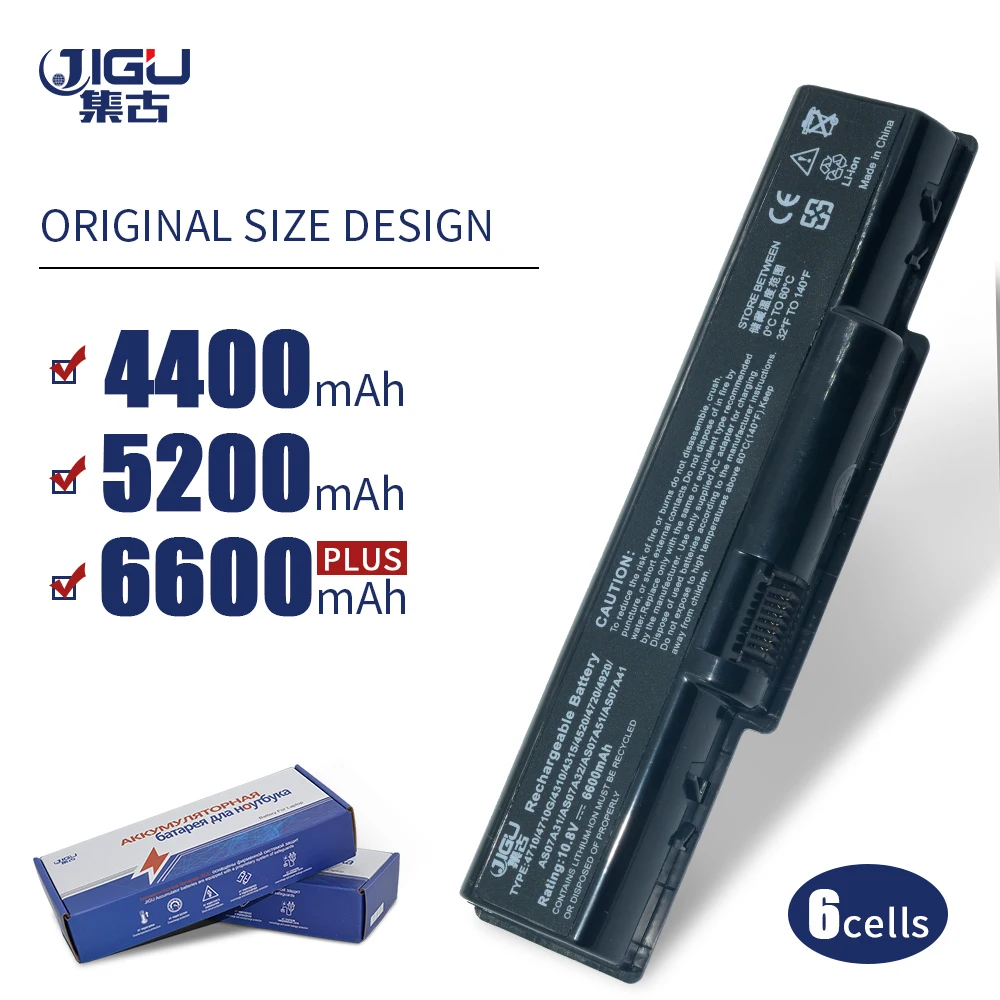 Лидер продаж новый аккумулятор JIGU для Acer AS09A75 BT.00603.036 BT.00604.015 Emachine D525 As07a31|battery for