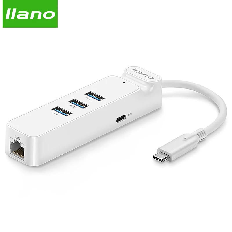 

USB C Hub Thunderbolt 3 Adapter Type C to RJ45 USB 3.0 Dock Cable for Samsung Galaxy S8 Xiaomi USB-C for macbook type c hub