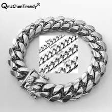 Акция! Женский браслет-цепочка из нержавеющей стали с изображением дракона в стиле «хип-хоп»