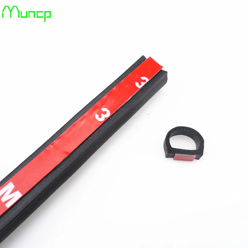 

Muncp Auto Door Sealing Strip D Type Rubber Seals Anti-noise For Ford Focus Fusion Escort Kuga Ecosport Fiesta Falcon EDGE