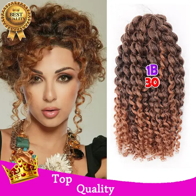 Online Shop 8inch Curly Braiding Hair Extensions Ombre Freetress