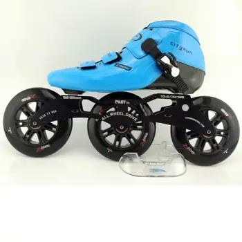

free shipping speed skates diy assembled 3*125 size #30--#44