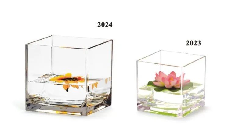 Acrylic Square Flower Vase Box Plexiglass Clear Flower Display