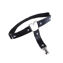 1 шт. горячая распродажа Женские сексуальные панковские готические кольца в форме сердца для ног женские эластичные подвязки из искусственной кожи красивый Пояс для ног облегающее кольцо аксессуары для одежды