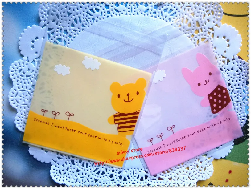 plastic bag for teddy bear