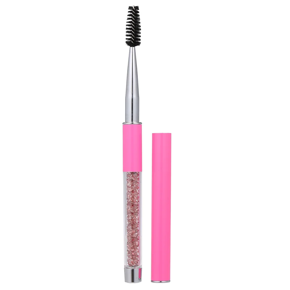 Eyelashes Brush Eyebrow Comb For Applying Mascara Pen Shape Rhinestone