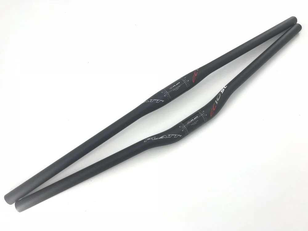 cheap 2018 China Famous Brand PLATT Carbon MTB Flat Handlebar or Handlebar Height 31.8 * 580 600 620 640 660 680 700 720 mm