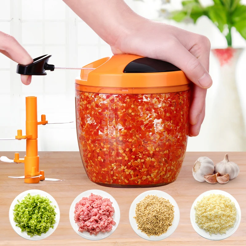 Home Portable Manual Meat Grinder No Electricity Vegetable Chopper Manual Blenders Mini Cutter Kitchen Tools rolling knife circular kitchen cutter pizza wheel knife pastry cutter vegetable chopper meat slicer kitchen knife home kits