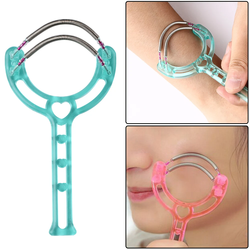 

1 Pcs Professional Face Facial Hair Spring Remover Stick Removal Threading Beauty Tool Epilator for Womens Ladies Makeup Tool