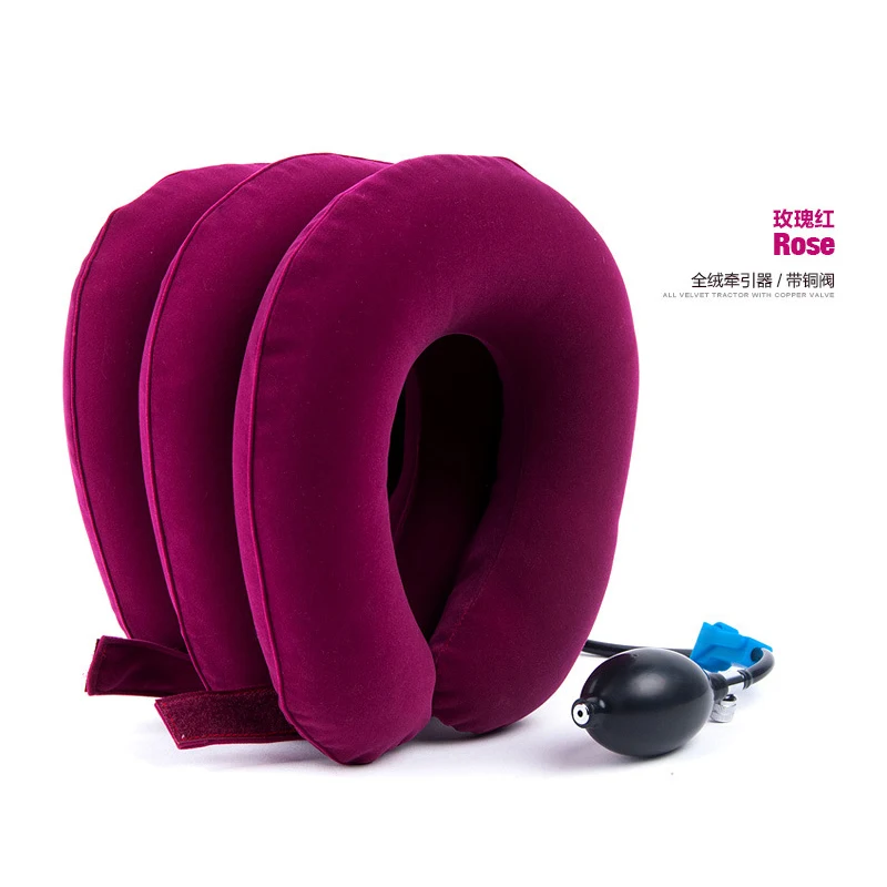 Дизайн надувной воздушный шейный корсет Регулируемая мягкая Шейная тяга надувной воздушный затылочный шейный поддерживающая шею поддержка