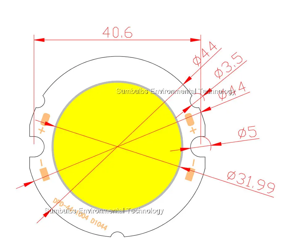 10W 15W 20W 25W 30W Rounded COB LED Chip On Board Light Source Warm Natural Cold White 44MM Circular LED Lamp DC 30V 33V (1)