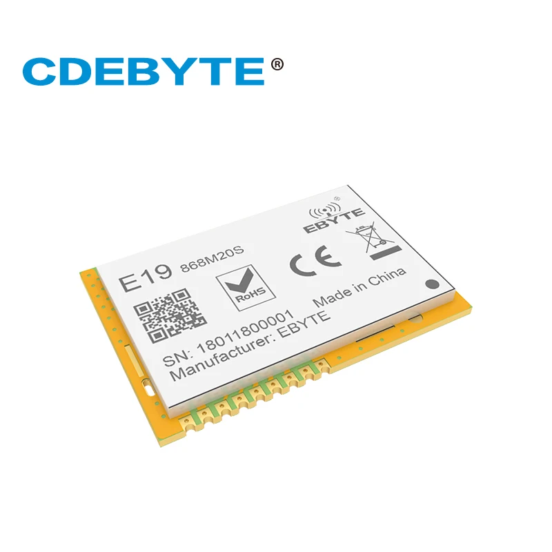 E19 868M20S Lora большой диапазон SX1276 868 МГц 100 мВт печать антенна отверстия IoT uhf