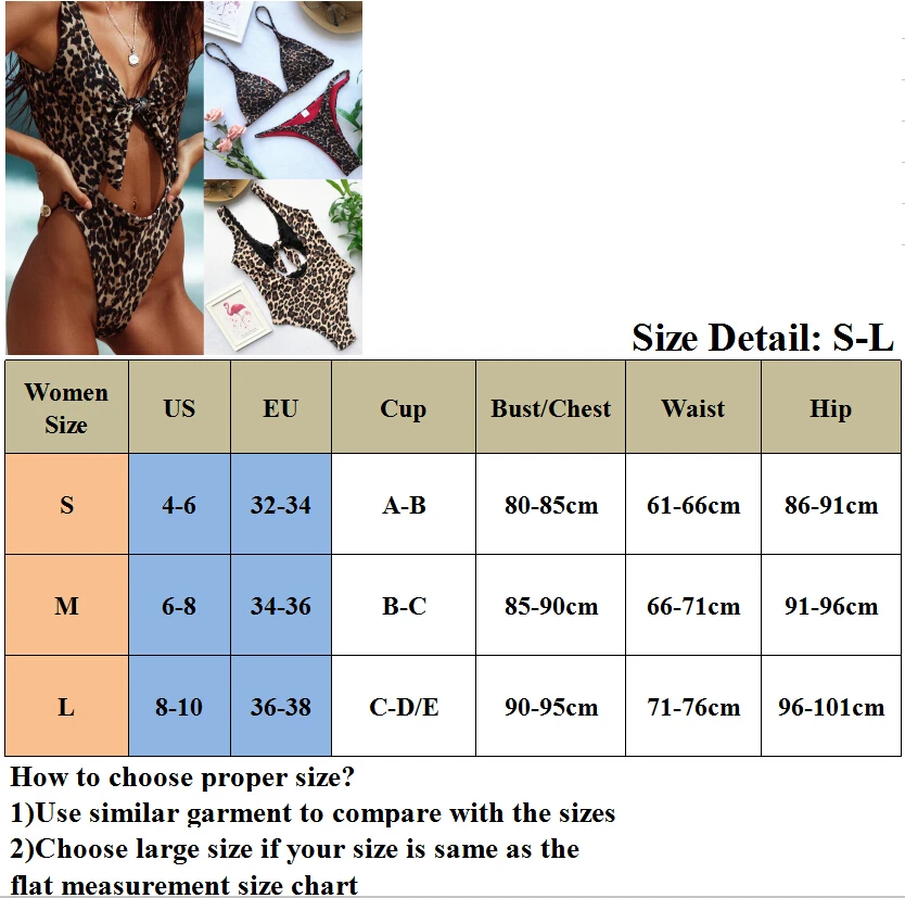 New Women Swimsuit Sexy Leopard Bikini Summer Beach Bikini Set Ladies 2 PCS Holiday Swimwear Leopard Swimsuit