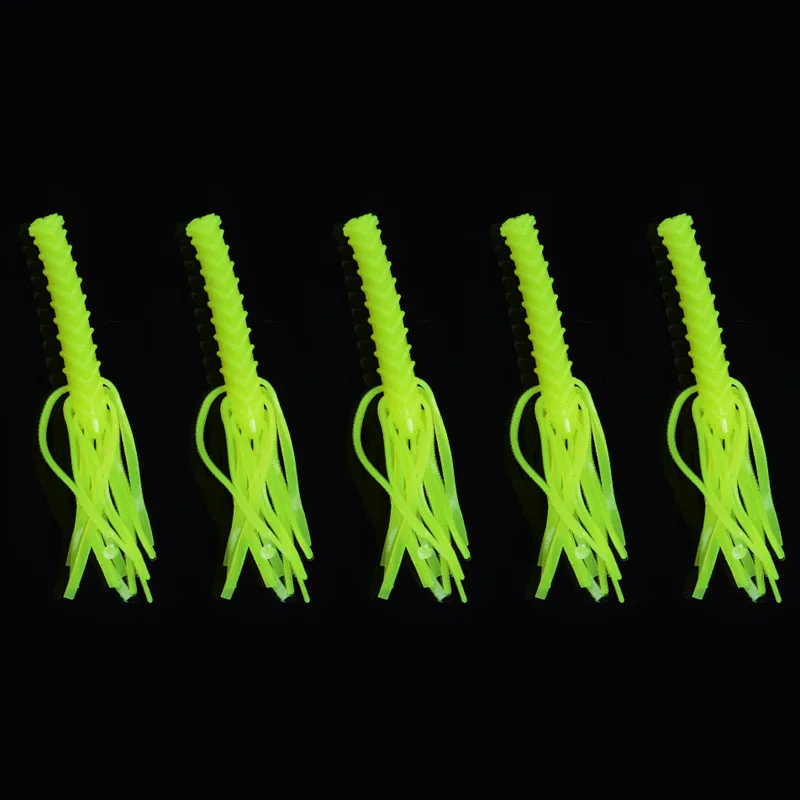 

Fishing lure 20pcs/lot 1.3g 6cm Multi-tail soft lure worm Artificial wobbler quality professional Fly fishing accessories pesca