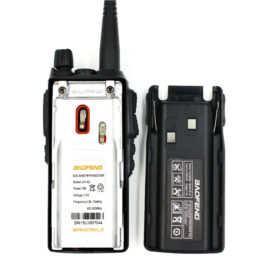 2 шт. портативная рация BAOFENG UV 82 8 Вт 136 174 МГц и 400 520 МГц|battery hp pavilion dv5000|radio mp3 player