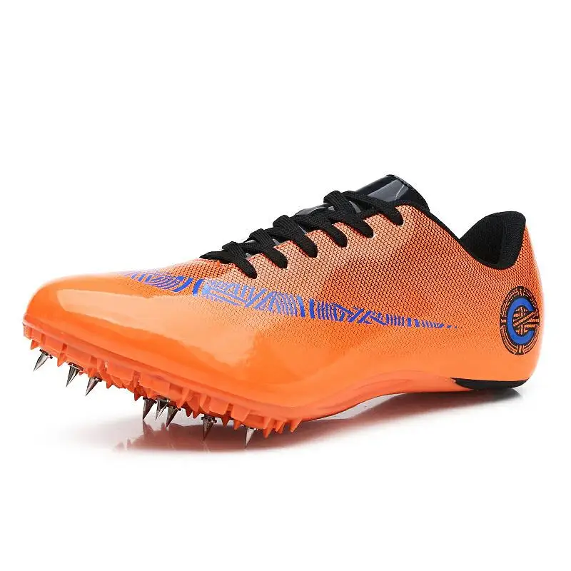 Зеленый оранжевый человек Для женщин здоровья отслеживать и поле наконечник для ногтя обувь студент тренировочный Спортивный обувь профессиональные кроссовки на шнуровке