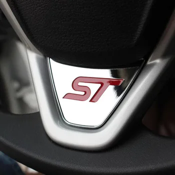 

Sport ST Logo Steering Wheel Sequins Sticker ABS Chrome Cover Sticker for Ford Fiesta Ecosport 2009 - 2015 Auto Accessories