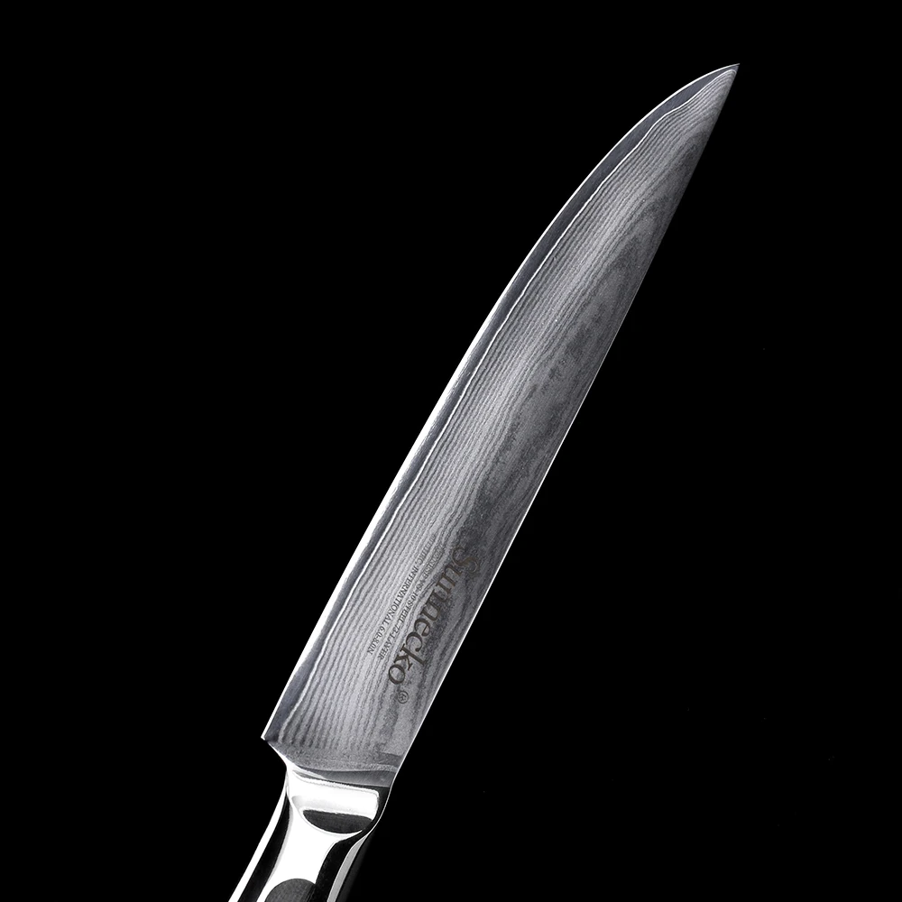 Damasucs steel kitchen knives