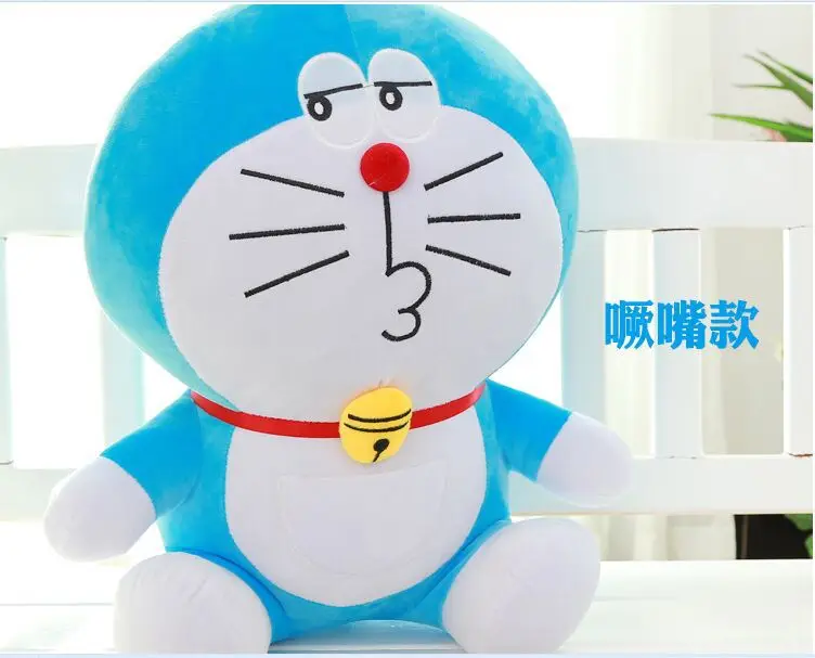 

cute small kissing doraemon toy stuffed lovely blue doraemon doll gift about 25cm 0033