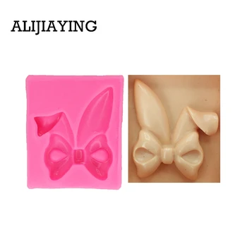 

M1314 Sugarcraft Bow silicone molds fondant mold cake decorating tools chocolate gumpaste mould Kitchen Baking cookie tool