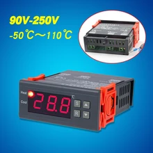 

90V-250V 10A MH-1210W Digital Thermometer Thermoregulator for incubator temperature controller -50~110 Celsius Degree thermostat