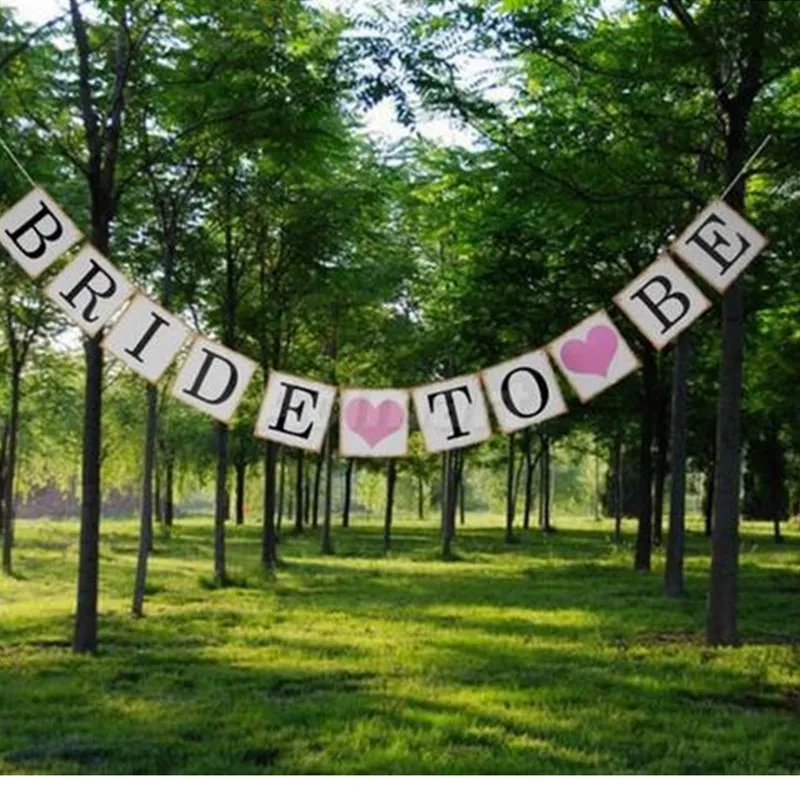 Гирлянда с надписью Bride To Be sign Вечерние | Дом и сад