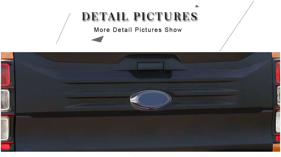 Облицовки на задней двери для Ford Ranger T6 T7 T8 2012 2013 216 Wildtrak