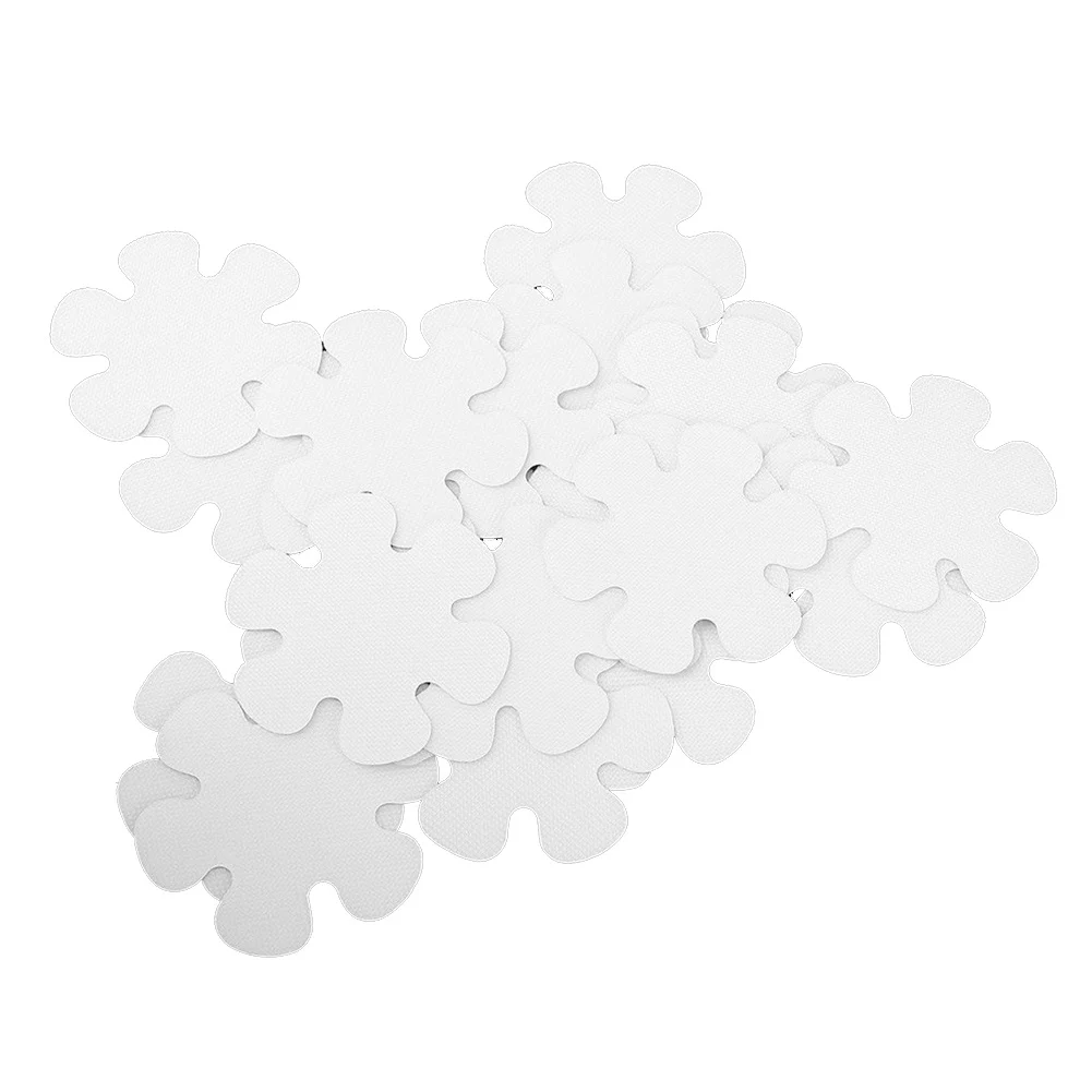Dia 10Cm Shower Floor Grips,Flower Shape Anti 20Pcs Bath Tub Stickers Non Slip
