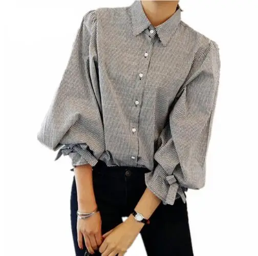 Женская блузка с длинным рукавом и отложным воротником|long sleeve blouse women|blouse fashionfashion
