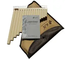 Pan Flute 16 Pipes ABS Wind Instrument Panpipe C Key Flauta Handmade Panflute Flauta Folk Musical