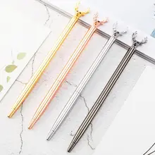 Metal rotating ballpoint pen elk ballpoint pen cartoon styling advertising gift pen office school writing supplies Metal rotating ballpoint pen elk ballpoint pen cartoon styling advertising gift pen office school writing supplies