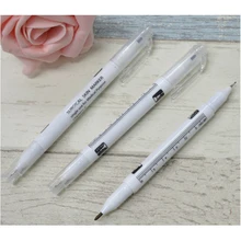 20 шт хирургический маркер для кожи бровей, татуировка, ручка, татуировка, кожа, стерильная линейка, двойная головка, иглоукалывание, точечная маркировка, 1 мм, 0,5 мм