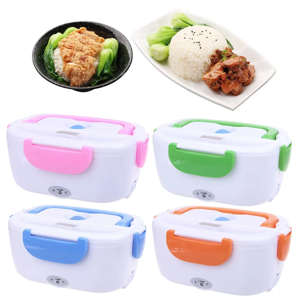 

Portable Electric Heated Food Warmer Box Container Lunch Meal Lunchbox 110V US