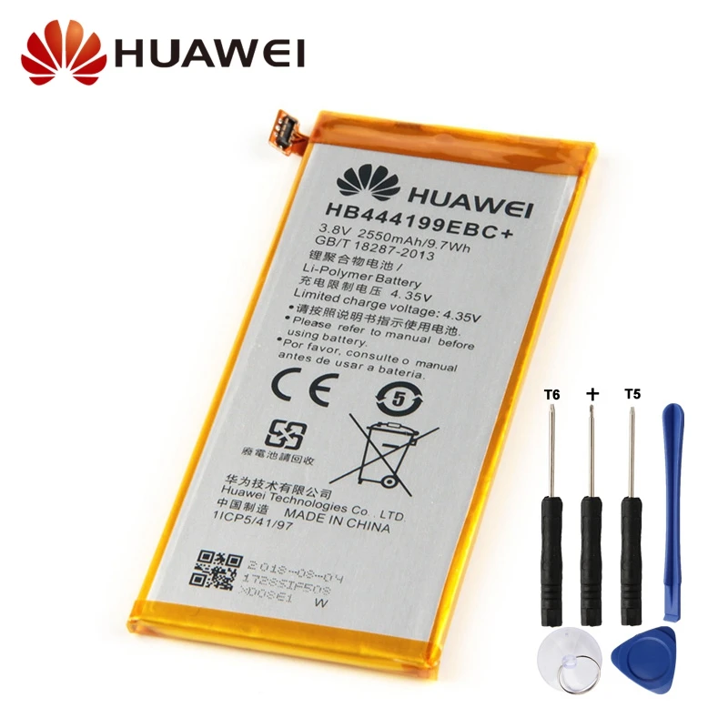 

Original Replacement Battery For Huawei Honor 4C G660-L075 G660 HB444199EBC+ Genuine Phone Battery 2250mAh
