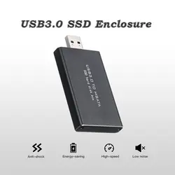 Портативный внешний жесткий диск коробка USB диск драйвер USB3.0 к MSATA SSD корпус совместим для окна Mac 2000/xp/Vista/7/8