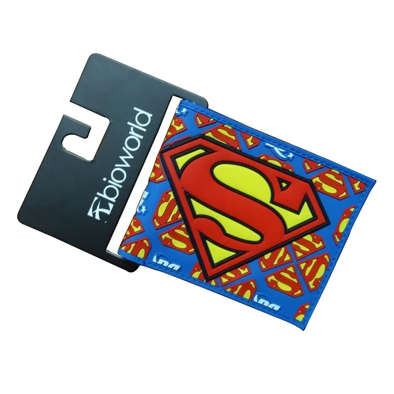 

Hot Sale Superman Purse DC Comics Anime Hero LOGO Wallets Gift for Men Women Dollar Bags carteira masculina PVC Short Wallet