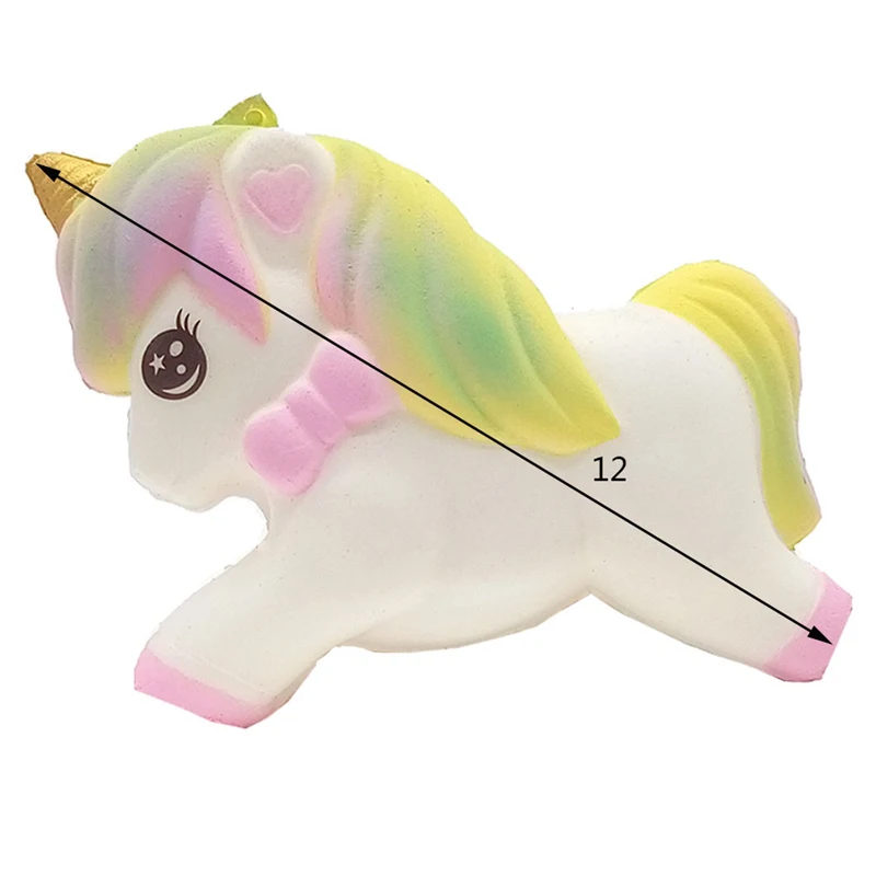 Мягкие Pegasus антистрессовые игрушки для детей SquishFun приколы розыгрыши сжимающая игрушка подарок снятие стресса Новинка кляп игрушки - Цвет: Многоцветный