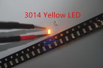 

3014 SMD LED 1000pcs Chip yellow Ultra Bright 0.1W 6-8LM 30mA 3V Surface Mount Chip Light Emitting Diode Lamp SMD3014 LED Bead
