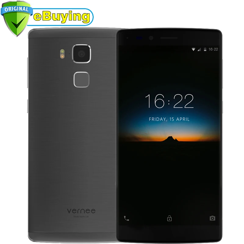 Оригинальный 5.5 &quotvernee Apollo Lite 4 г смартфон Android 6.0 MTK6797 Дека core ГБ + 32 16.0MP touch ID 3180 мАч