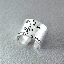Sagitario registrarse anillo del zodiaco, constelación del zodiaco anillo, sagitario coordinar joyería, anillo de banda ancha, regalos de cumpleaños