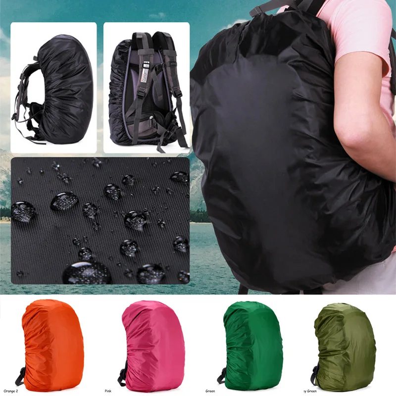 

35L 45L 70L Waterproof Dust Travel Camping Backpack Bag Rain Cover Portable Rainproof Outdoor Climbing Rucksack Cover 14 colors