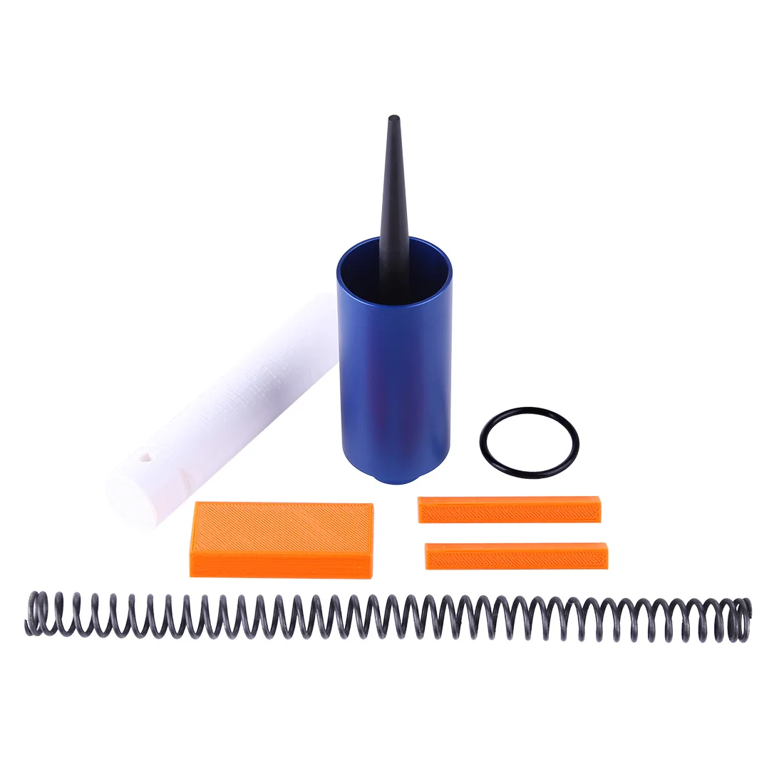 Large Metal Cylinder+ 16KG Spring+ Cylinder Push Rod Kit For Nerf Retaliator Toy Exterior Modified Kit Accessories