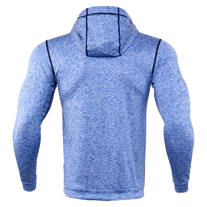 Men\`s quick-drying jacket tight breathable warm jacket autumn winter running clothes fitness clothing long-sleeved Sweatshirt #2 (17)