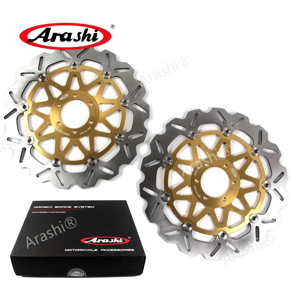 

Arashi 1 Pair For APRILIA TUONO FIGHTER 1000 2002-2005 CNC Front Brake Disc Brake Rotors 2002 2003 2004 2005 SL SHIVER 750 RSV
