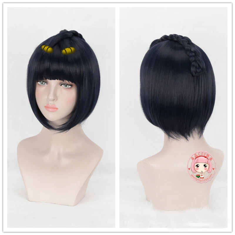 

Bruno Bucciarati JoJo no Kimyo na Boken: VENTO AUREO Goldenwind JoJo's Bizarre Adventure Cosplay Wig Anime Hair With braid