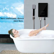 Мгновенный водонагреватель Iphone стиль Электрический Проточный горячий индукционный нагреватель Ванная комната Кухня Раковина кран горячая вода