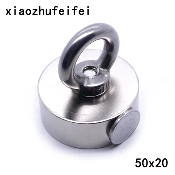 

1pcs/lot Super Powerful Strong Rare Earth Disc hole magnet Neodymium N52 Magnets D50x20mm magnets